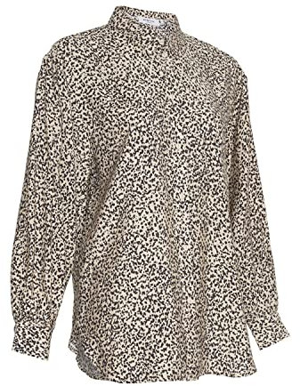 MOSS COPENHAGEN Damen Bluse Saloma Ladonna beige/anthrazit XS