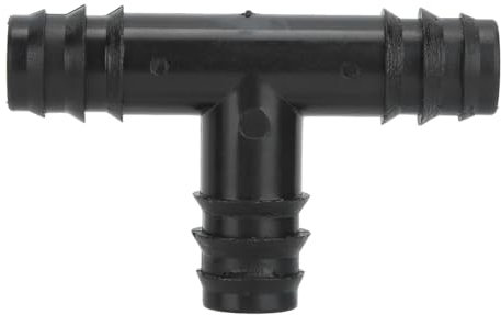 Tomotato Conectores de Riego por Goteo, Conector de Acoplamiento de Púas para Tubería Oscilante para Tubería de Goteo de 16mm, Adaptador de Riego por Goteo para Sistema de Riego(3 vías)