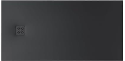 Roca - Receveur de douche - Receveur de douche extra plat en Stonex® Terran-N+Grille Twist - 1600x900mm - Noir