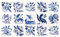 Ulticool – Sticker Wasserdicht Aufkleber Fliesen - Segelboot Roos Vogel - 15x15 cm - 15 Stück Selbstklebende Fliesenaufkleber aus Folie - für Wand Badezimmer - Küchenwand Küche - Sticky Tiles