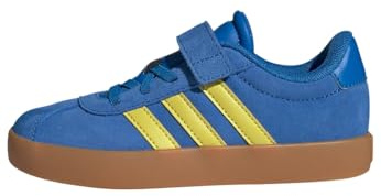 adidas Unisex Kids VL Court Shoes, Bright Royal/Pure Sulfur/Gum, 1 UK