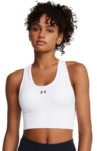 Under Armour Vanish Seamless Mid Sport-BH Damen Weiß Damen