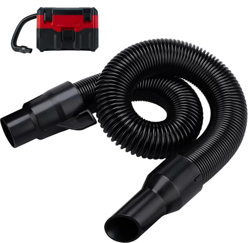14-37-0105 18V Wet/dry Vac Hose Assembly Fit for Milwaukee 18V/28V Wet/Dry Vacuum, 14-37-0105 Vacuum Hose for 0880-20 0780-20 0970-20 (Internal Storage)