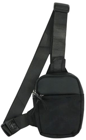 BNPHSIN Sling Bag, Waterproof Crossbody Bag Anti-Theft Shoulder Bag for Men and Women, Mini Breathable Crossbody Shoulder Bag with Zipper, Lightweight Backpack for Travel Hiking Outdoor Sports