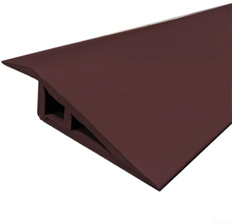 Door Floor Threshold Transition Strip, Flat Floor Transition Strip, for Tile,Wood,Doorways Carpet Floor Tile(Dark Brown)