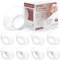 19mm Flange Inserts Compatible with Momcozy M5/M9/S12 Pro/V1 Pro Wearable Breast Pump, Softer Silicone Flange Insert Kit for 24mm Shield of Most Pumps, Same as Original Mom Cozy Replacement Pump Parts