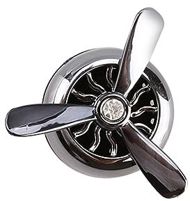Gatuida Difusor De Fragancia Para Coche Ambientador Clip De Ventilación Forma De Hélice Perfume De Esencial Para Aire Acondicionado De Té Negro