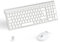 LeadsaiL Ensemble Clavier Souris sans Fil, Ergonomique Clavier de Souris, France AZERTY, 2,4 GHz avec Récepteur USB, 12 Raccourcis Multimédia pour Ordinateur, PC, Ordinateur Portable