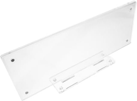 Milisten Acrylic Door Sign Office Informative Name Plate Holder for Wall School Staff Only Sign Stands for Display