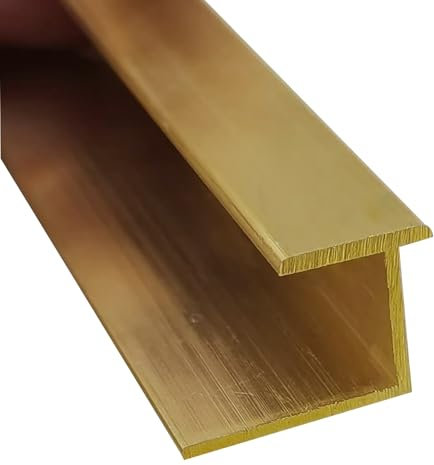 Solid Brass Door Threshold Strip Durable Transition Bar for Laminate & Wood Floors 39.4 inch Seam Cover for Doorways Planks and Tiles