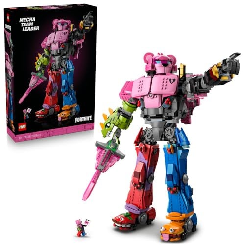 LEGO Fortnite Mecha-Anführer - Spielset mit Schwert und Mech Minifigur - Kreatives Spielzeug zum Bauen - Gaming Deko und Geschenk für Erwachsene Videospielfans und Fortnite Fans - 77078