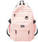 Clufar Schulrucksack Teenager Mädchen Rosa Wasserdicht Causal Laptop Rucksack Damen Schulranzen Mädchen 5.klasse Schultasche Backpack School Bag Daypack für College Travel Reisen,Pink
