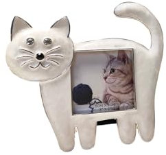 Katze Bild Frame Memorial, Katze Geschenke für Katzenliebhaber Desktop-Dekoration - Passt Foto Größe 1,9 „x 1,9“ (5x5cm)