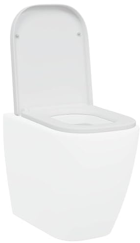vidaXL Asiento de WC 47,5 x 35 x 3,6 cm Duroplast, Dale un nuevo aire a tu baño, Asiento de inodoro cómodo, Diseño moderno, Mejora práctica para remodelar tu baño