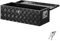 VEVOR Heavy Duty Aluminum Truck Bed Tool Box, Stripes Plated Tool Box with Side Handle and Lock Keys, Storage Toolbox Chest Organizer for Trailer, Pickup, RV, 30x13x9.6(762x330.2x243.84mm), Black