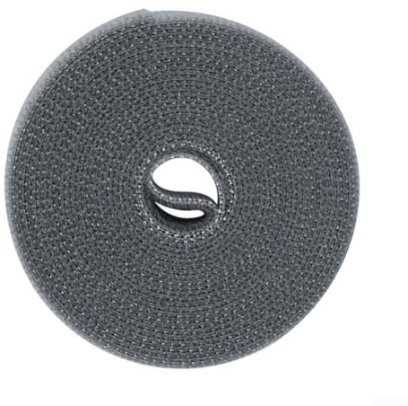 Cable Organizer Tape | Flexible Wire Winder for Tidy Cord Management | Secure Adhesion Straps for Earphones Mouse Chargers | Compatible with For iPhone For Xiaomi For Samsung |(1.5cm*3m Gray)