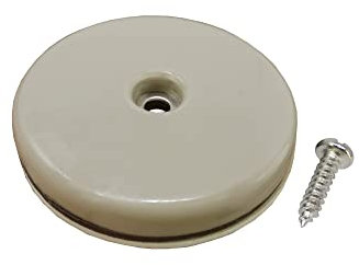 Medipaq Hardware 9453 2-Inch Round, Adhesive Slide Glide Furniture Sliders, 4-Pack