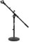 TIGER MCA42-BK Desktop Boom Microphone Stand - Weighted Round Base - Black