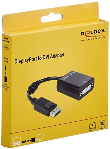 DeLock 61847 DVI-HDMI-Adapter, Schwarz