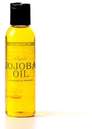 Mystic Moments | Organic Jojoba Carrier Oil | 125ml | Cold pressed Simmondsia chinensis seed oil for skincare, haircare, massage and DIY beauty.