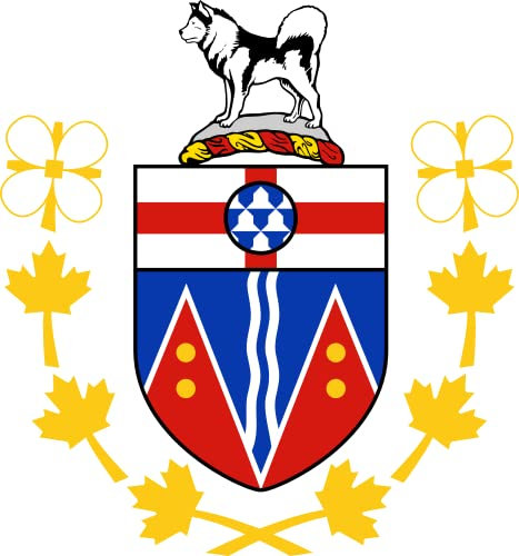 magFlags Flagge: XL Crest of the Commissioner of Yukon | Fahne 2.16m² | 150x140cm » Fahne 100% Made in Germany