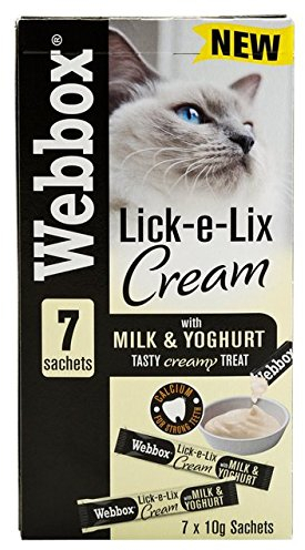 Webbox Cats Delight Lick E Lix Creme mit Joghurt und Milch, 7 Stück, 17 Stück