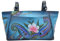 Anna by Anuschka Damen 8052-dpf Umhänge-Handtasche, Denim Paisley Floral