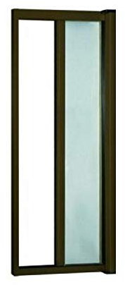 GrecoShop Zanzariera a Rullo in Alluminio per Porte Balconi Regolabile Avvolgimento Orizzontale 160x250 cm Marrone