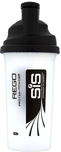 Science in Sport Protein Shaker 600ml - Shaker protéines résistant au lave-vaisselle, anti-gouttes, avec bouchon à vis, Idéal pour des shakes protéinés sans grumeaux
