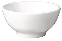 APS GF144 Melamine Round Bowl, 6.5 cm Pure White | Sturdy construction handles heavy daily commercial kitchen workloads and washes clean in seconds.