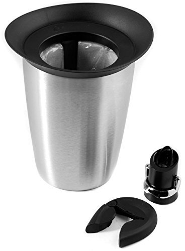 Vacu Vin 3889460 Coffret avec Ouvre-Bouteille/Seau à Champagne/Bouchon Verseur et Conservateur