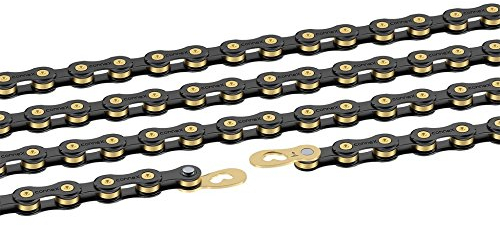 Schaltungskette Wippermann Connex 9SB 114 Gl. 9-f. schwarz-gold, conneX link