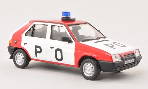 Skoda Favorit, P O, 1987, Modellauto, Fertigmodell, Abrex 1:43