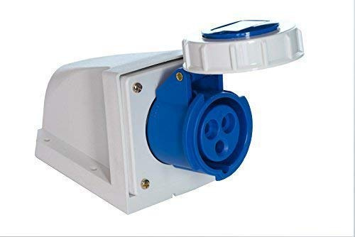 91407 Steckdose CEE 16A 230V IP67 3polig Wandsteckdose