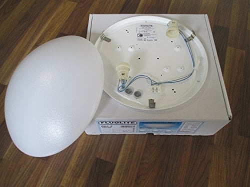 Fluolite RKL 3 2xE27 BASIC Anbauleuchte, E27, 60W, weiß (75111100)