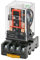 Heschen Gereral Relais MK2P-I DC 12V Bobina DPDT 8 pines con conector terminal enchufable PYF83A