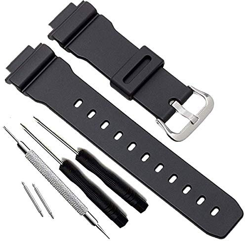 Natur Poly Urethan Ersatz Uhrenarmband für Casio Herren Armbanduhr (Digitaluhr dw-5900 dw-6100 dw-6695 dw-6900 g-6900 gw-m5610 dw-5600e gw-6900 (J3)