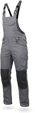 WÜRTH MODYF Arbeitslatzhose Stretch X - professionelle Arbeitshose für Herren - Latzhose mit Reißverschluss - in den Größen 24-110 in Weiß und weiteren Farben