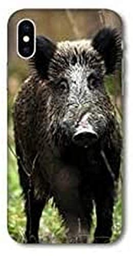Coque pour iphone XR Chasse Peche - Sanglier Bois N