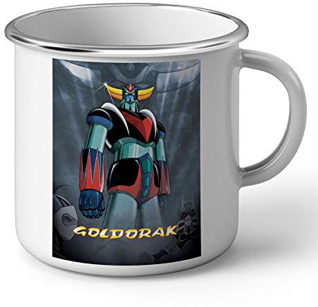 Mug en Métal Emaillé Goldorak Couleur Hero Manga Robot Dessin anime