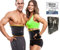 BLACKROX Trimm Your Waist Fitnessgürtel Vergleichssieger Damen & Herren,Schwitzgürtel zur Fettverbrennung, Premium Fitness Gürtel Verstellbarer Sauna Bauchweggürtel zum Abnehmen (Gelb, M)
