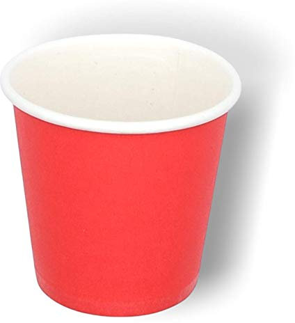 MEGA PACK - Bicchierini di Carta da 75ml, Monouso, Compostabili - Cartone Per Uso Alimentare, Inodore e Insapore - Bicchieri Piccoli per Bevande Calde e Fredde, Caffè, Espresso - [Rosso], [1600]