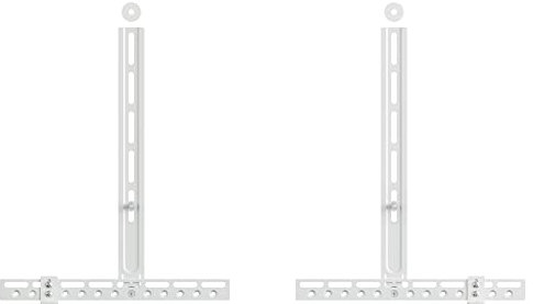 AVF Universal Sound Bar Bracket - Mount Your Sound Bar Speaker to TVs, Wall Brackets and Direct to the Wall - Adjustable - 4.5kg Limit (White)