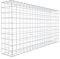 GABIONA Panier à pierre carré - Dimensions des mailles : 10 x 10 cm - Profondeur : 30 cm - Gabion : 200 x 100 x 30 cm (L x H x P) - Anneau en C