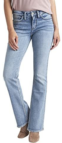 Silver Jeans Co. Suki Mid Rise Curvy Fit Bootcut Jeans