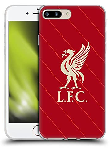 Head Case Designs Officially Licensed Liverpool Football Club Home 2021/22 Soft Gel Case Compatible With Apple iPhone 7 Plus/iPhone 8 Plus