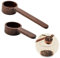 Cuillère Doseuse à Café,2 Pièces Ensembles de CuillèRes Doseuses,CuillèRe Doseuse En Bois,CuillèRe à Farine,Farine/Thé/Grains De Café/Bonbons/épices Cuillère Doseuse Pratique (Capacité 8g Et 10g)