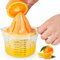 Lemon Squeezer Citrus Juicer ,Hand Juicer Citrus Lemon Orange juicer Lime Press Manual Juicer Squeezer with Built-in Measuring Cup Grater,5 in 1 Manual Juicer with Juicer Cup and Strainer