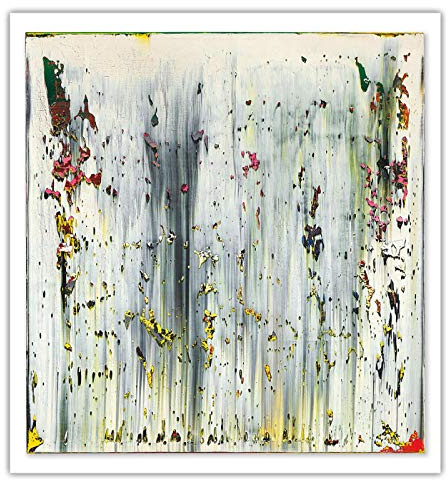Leinwand Kunst Berühmte Malerei. Gerhard Richter. Nett. Leinwandbild, Kunstwerk, Poster, Bild, Wand, Hintergrund, Raumdekoration, 60 x 63 cm, ohne Rahmen
