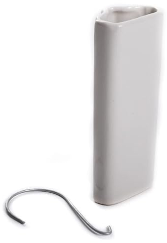 rg-vertrieb Luftbefeuchter Keramik Verdampfer Verdunster für Rippenheizkörper Wasserdunster 0,35L Weiß (2 Stück)